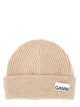 Ganni Ribbed Beanie Hat