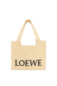 Loewe Medium Loewe Font Raffia Tote