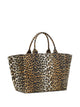 Ganni Borsa Tote Leopard Xxl