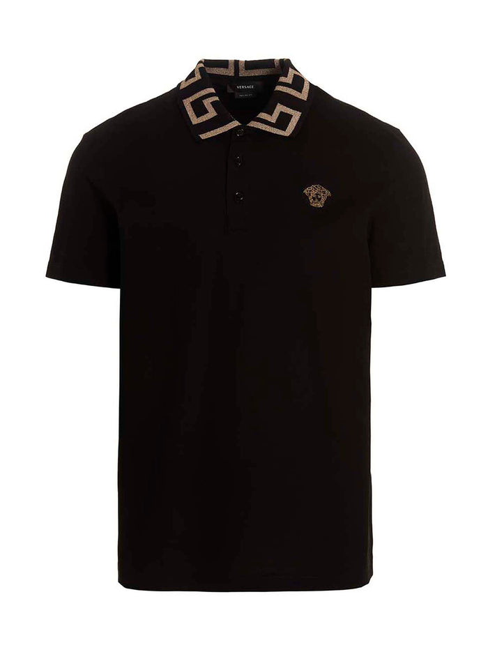 Versace 'Greca' Polo Shirt