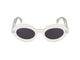 Alaia Sunglasses  Aa0059s 002 Ivory Ivory Grey 49/22/140