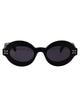 Alaia Acetate Black Sunglasses
