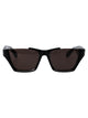 Alaia Black-Black-Grey Recycled Acetate Sunglasses