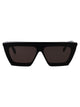 Alaia Black-Black-Grey Acetate Sunglasses