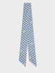 Celine Baby Blue Gold Silk Lavalliere