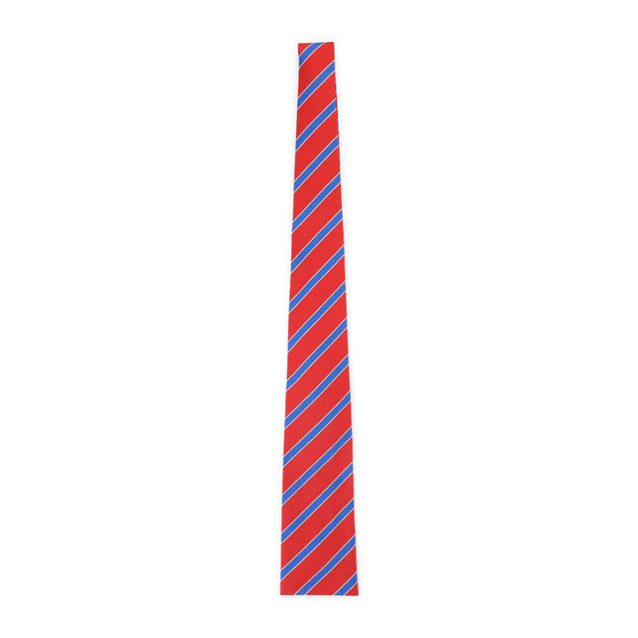 Celine Red Blue Silk 8.5X145cm Tie