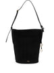 Alaia Black Suede Bucket Bag