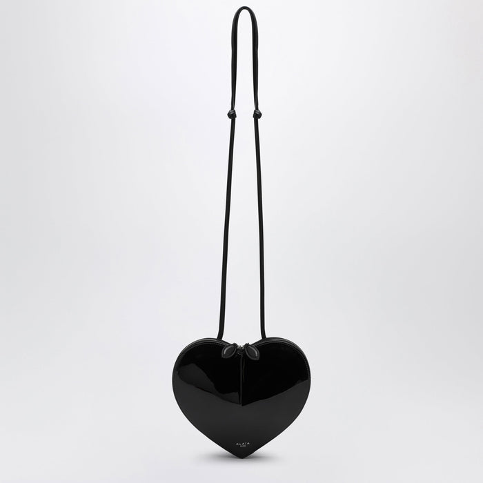 Alaïa Le Coeur Black Patent Leather Bag