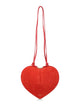 Alaia Alaïa Le Cœur Dual-Material Leather Bag