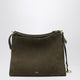 Alaïa Le Click Medium Square Khaki Nubuck Bag