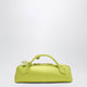 Alaïa Le Teckel Satin Pouch In Lime