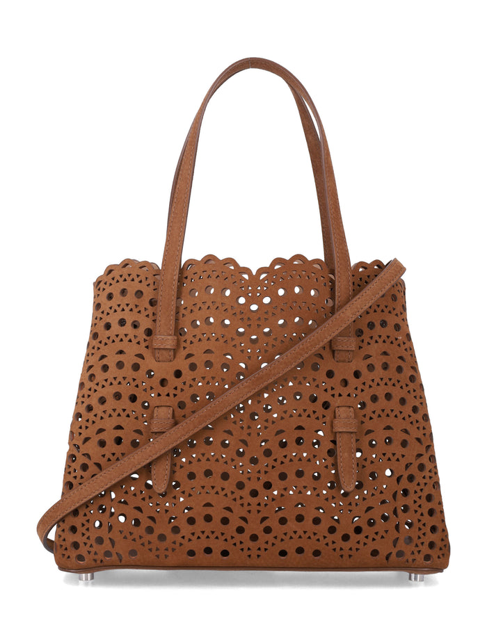 Alaia Alaïa Mina 25 Tote Bag In Nubuk
