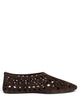 Alaia Slippers Vienne In Velvet Calfskin