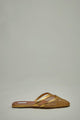 Alaia Golden Net Flat Mules