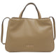 Liu Jo Brown Cotton Logo Lettering Bag