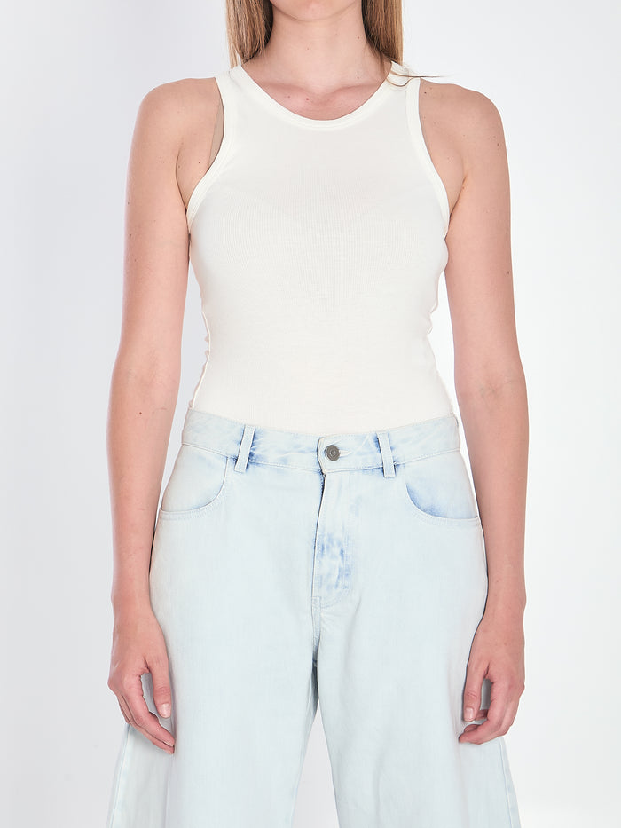 Alaia Sculpting Rib Jersey Bodysuit