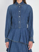 Alaia Round Denim Shirt