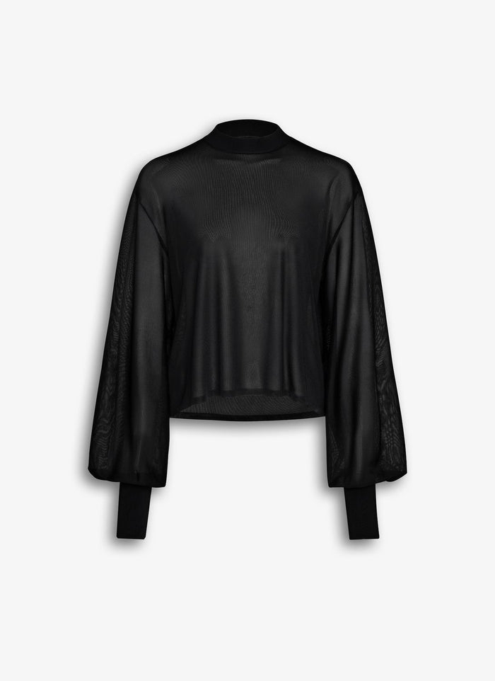 Alaia Semi-Sheer Viscose Oversized Sweater