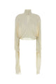 Alaia Cream Crepe Blouse