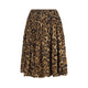 Alaia Caramel Brown A Line Skirt