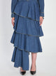 Alaia Ruffled Layered Skirt