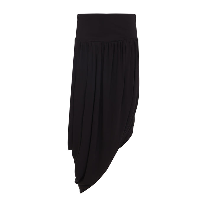 Alaia Ebony Black Twisted Skirt