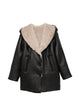 Alaia Hooded Shearling Coat