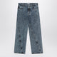 Alaia  Twisted Stonewashed Denim Jeans