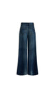 Alaia Blue Denim Palazzo Pants