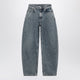 Alaia Rounded Blue Denim Jeans