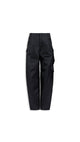Alaia Black Curved Leg Cargo Pants