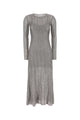 Alaia Silver Crochet Dress