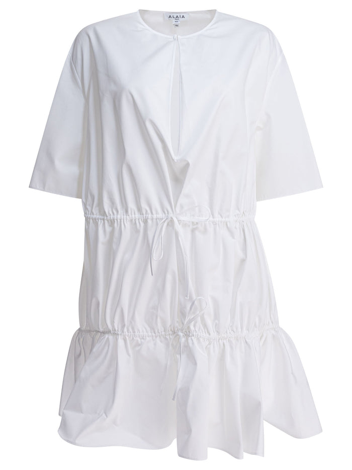 Alaia Cotton Poplin Dress