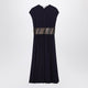 Alaia Purple Midi Dress With Belt