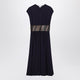 Alaïa Purple Midi Dress With Belt