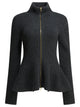 Alaia "Peplum" Zipper Sweater