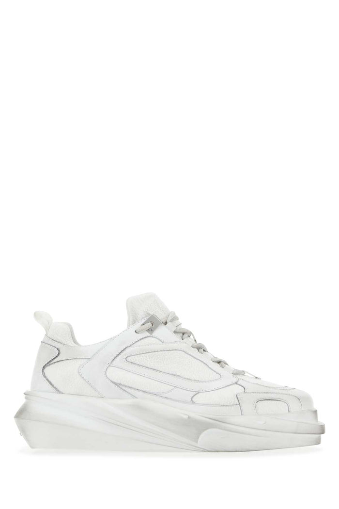 1017 Alyx 9Sm White Leather Hiking Sneakers
