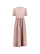 Herno Polyester Drawstring-Waist Midi Dress