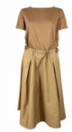 Herno Camel Cotton Dress