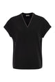 Brunello Cucinelli Stretch Cotton Jersey T-Shirt With Precious Neckline