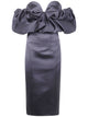 Elisabetta Franchi Satin Dress Strapples