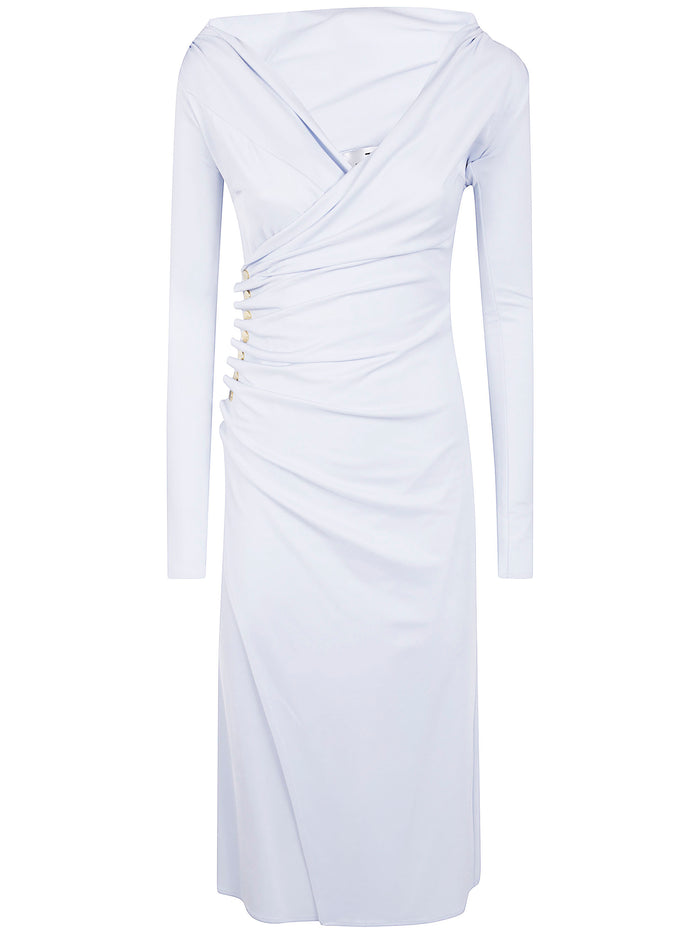 Elisabetta Franchi V Neck Midi Dress