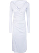 Elisabetta Franchi V Neck Midi Dress