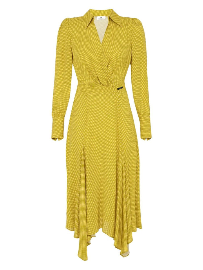 Elisabetta Franchi Polka Dot Print Dress