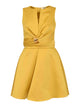 Elisabetta Franchi Light Yellow Polyester Dress