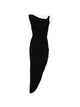 Elisabetta Franchi Sm Black Long Puffed Dress