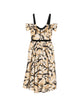 Elisabetta Franchi Printed Cotton Midi Dress