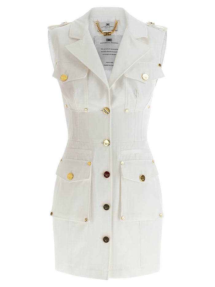 Elisabetta Franchi Double-Breasted Dress