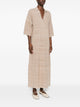 Fabiana Filippi Wool And Cotton Shirtdress