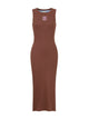 Marni Marni Frame Logo Midi Dress